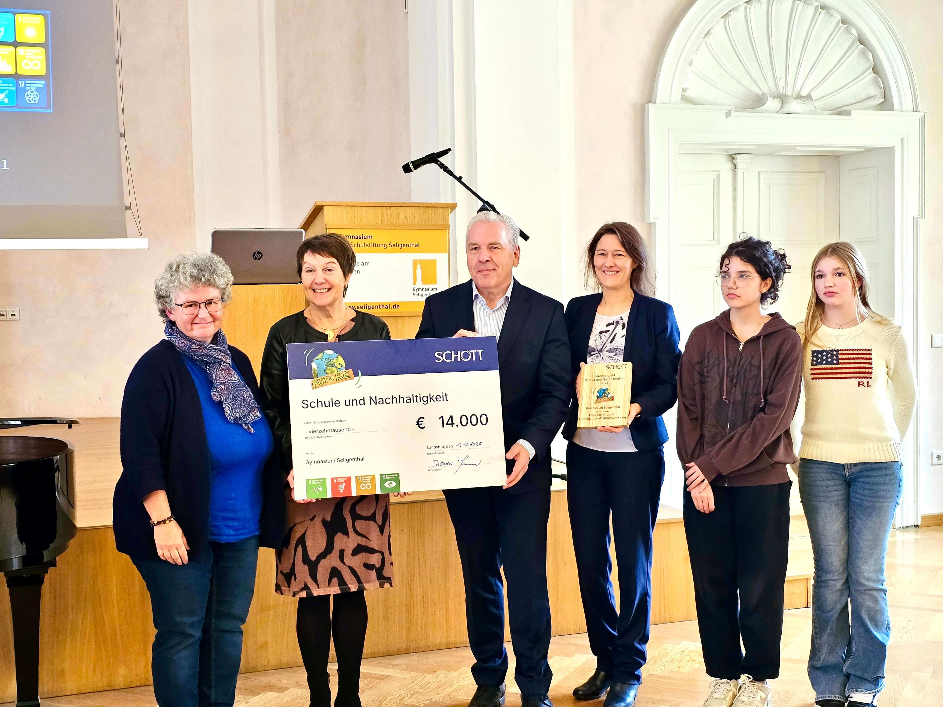 14 000€ für nachhaltiges Engagement für globale Gerechtigkeit und Umweltbewusstsein!